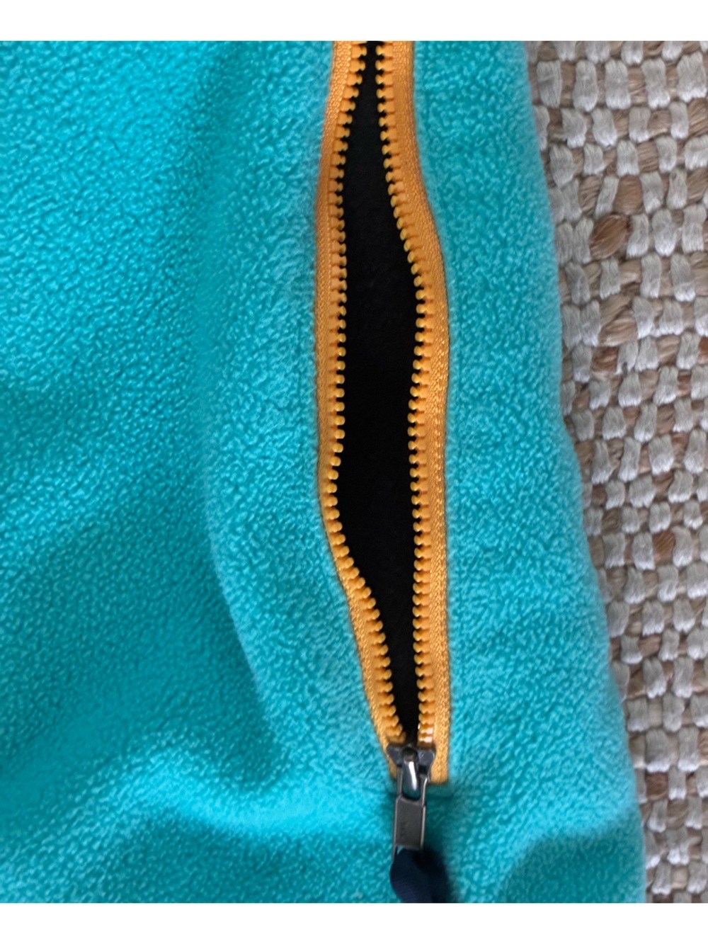 EUC Patagonia Synchilla Snap-T Fleece Vest Womens Mens Medium Blue Colorblock - Picture 7 of 12